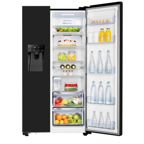 hisense-rs694n4tbe-american-style-fridge-freezer-black-1082404030 Hisense RS694N4TBE American Style Fridge Freezer Black - Image 5