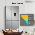 Hisense RS840N4WCE Freestanding Frost Free American Fridge Freezer Stainless Steel - Image 8