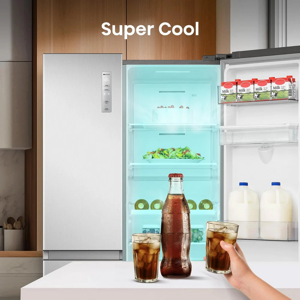 hisense-rs840n4wce-freestanding-frost-free-american-fridge-freezer-stainless-steel-1195795784 Hisense RS840N4WCE Freestanding Frost Free American Fridge Freezer Stainless Steel - Image 5