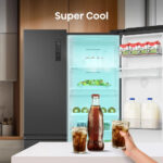 Hisense RS840N4WFE Freestanding Frost Free American Fridge Freezer Black Stainless Steel - Image 8