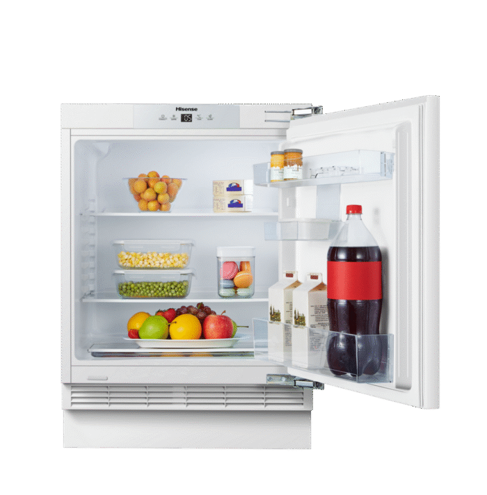 Hisense RUL178D4AWE 59.5cm Integrated Undercounter Larder Fridge White - Image 2