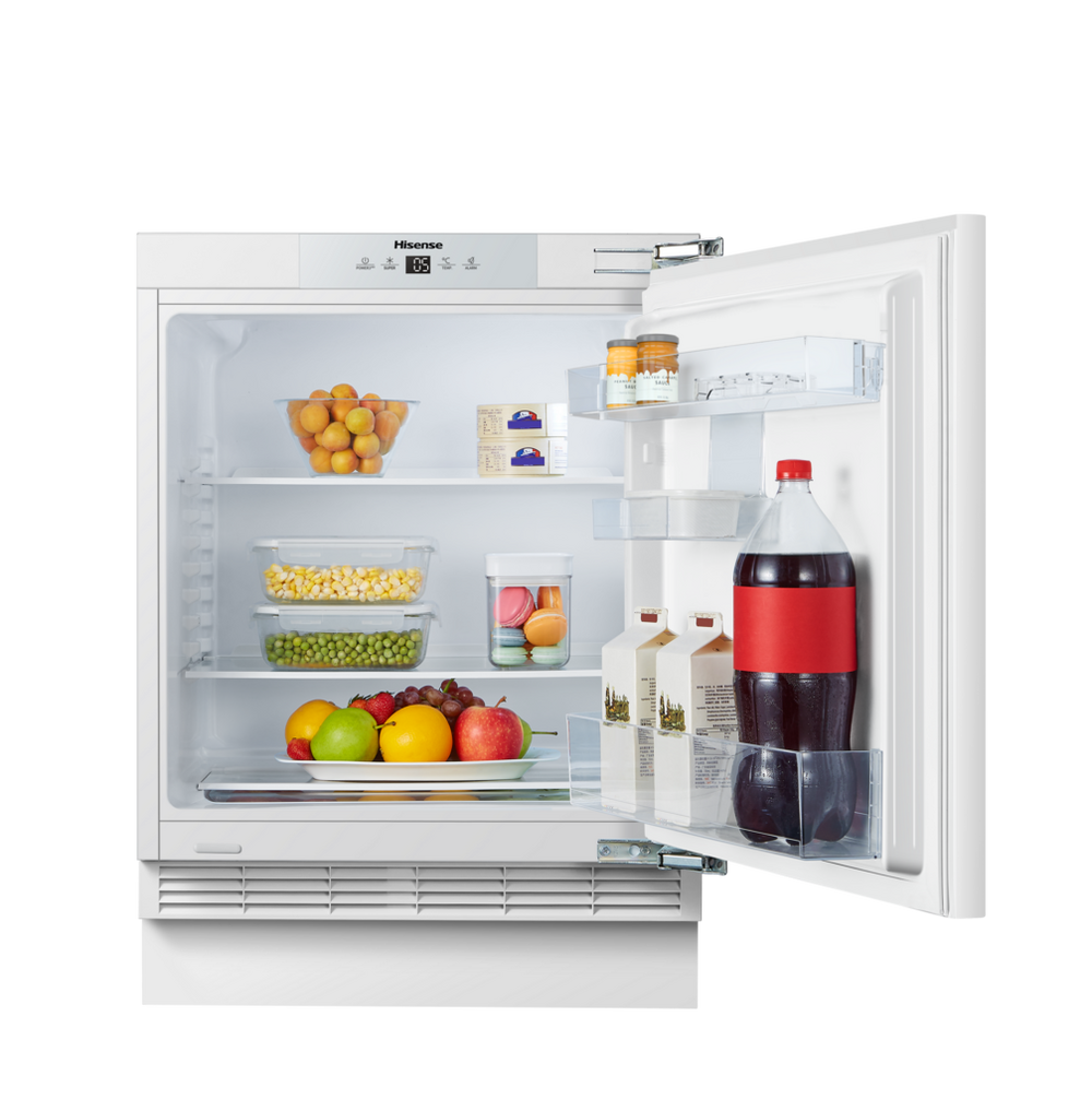 hisense-rul178d4awe-59-5cm-integrated-undercounter-larder-fridge-white-1082404164 Hisense RUL178D4AWE 59.5cm Integrated Undercounter Larder Fridge White - Image 2