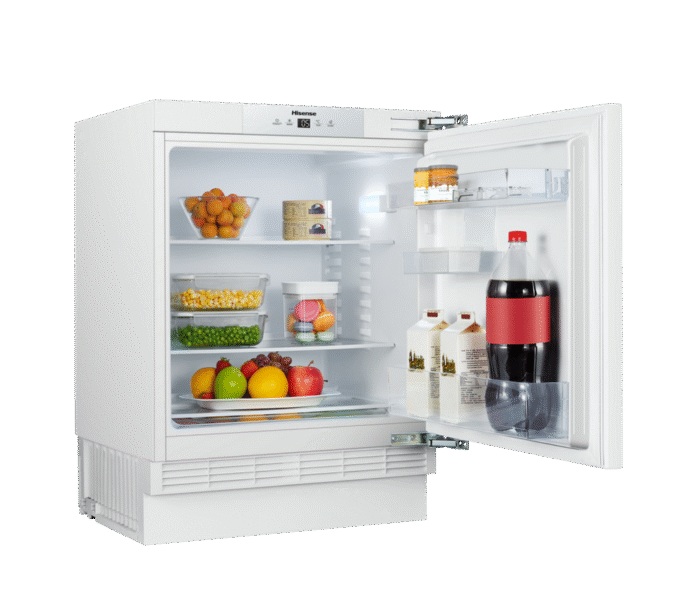 Hisense RUL178D4AWE 59.5cm Integrated Undercounter Larder Fridge White - Image 4