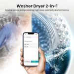 Hisense WD3S8043BW3 3S Series 8+5kg 1400 Spin WiFi-enabled Washer Dryer White - Image 4