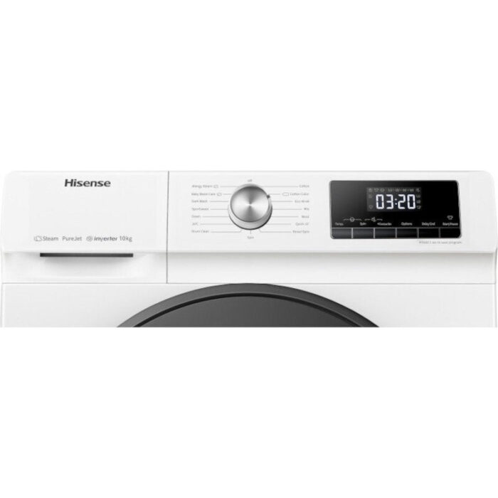 Hisense WFQA1014EVJM 3 Series 10 kg 1400 Spin Freestanding Front Load Washing Machine White - Image 5