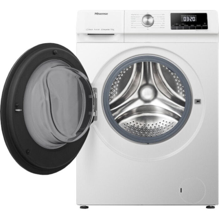Hisense WFQA1014EVJM 3 Series 10 kg 1400 Spin Freestanding Front Load Washing Machine White - Image 3