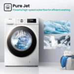 Hisense WFQA1014EVJM 3 Series 10 kg 1400 Spin Freestanding Front Load Washing Machine White - Image 10