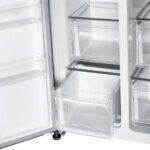 Hoover H-FRIDGE 500 HHSBSO-6174XK-1 Frost Free American Fridge Freezer Stainless Steel - Image 8