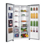 Hoover H-FRIDGE 500 HHSBSO-6174XK-1 Frost Free American Fridge Freezer Stainless Steel - Image 4