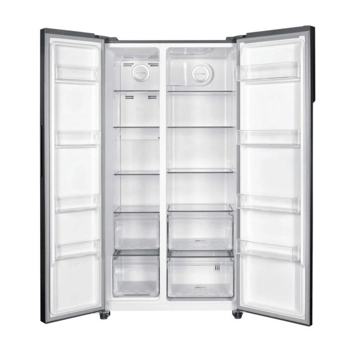 Hoover H-FRIDGE 500 HHSBSO-6174XK-1 Frost Free American Fridge Freezer Stainless Steel - Image 2