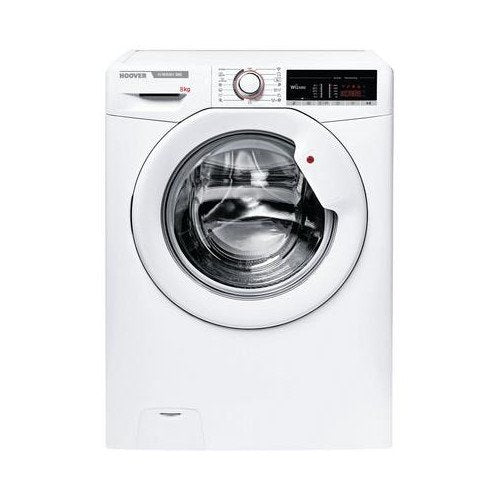 hoover-h3w58te-8kg-1500-spin-washing-machine-with-nfc-connection-white-white-1082404333 Hoover H3W58TE 8kg 1500 Spin Washing Machine with NFC Connection White - Image 1