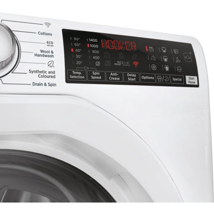 Hoover H3WPS486TAM6-80 8kg 1400 Spin Freestanding Washing Machine White A Rated - Image 4