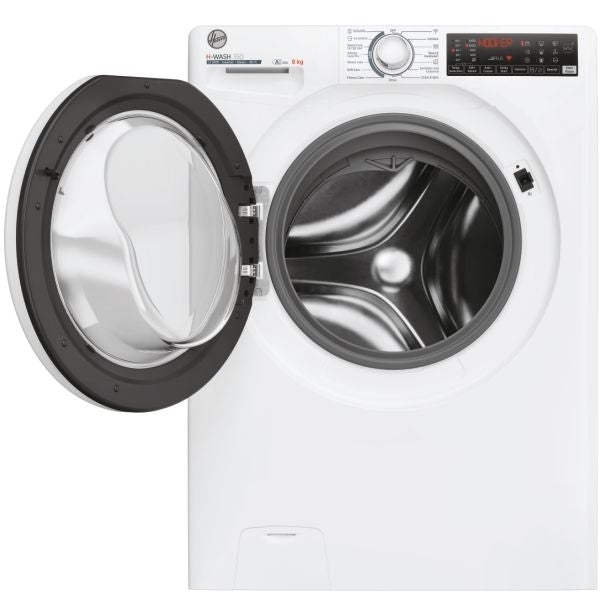 hoover-h3wps486tam6-80-8kg-1400-spin-freestanding-washing-machine-white-a-rated-1159851918 Hoover H3WPS486TAM6-80 8kg 1400 Spin Freestanding Washing Machine White A Rated - Image 2