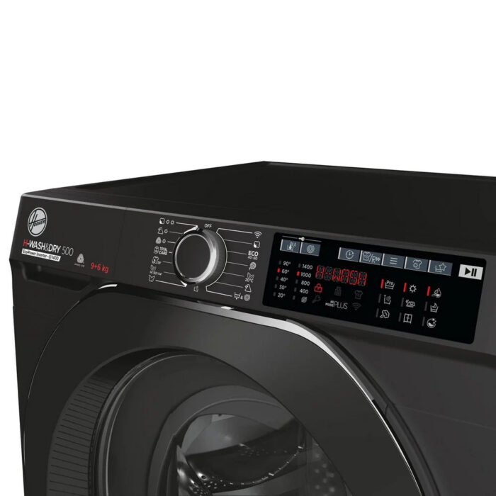 Hoover HD496AMBCB 1-80 H-WASH 500 WiFi Connected 9+6kg 1400 Spin Washer Dryer Black - Image 3
