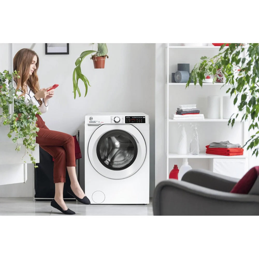 hoover-hd496amc-1-80-h-wash-500-wifi-connected-9-6kg-1400-spin-washer-dryer-white-white-1182064376 Hoover HD496AMC 1-80 H-WASH 500 WiFi Connected 9+6kg 1400 Spin Washer Dryer White - Image 5