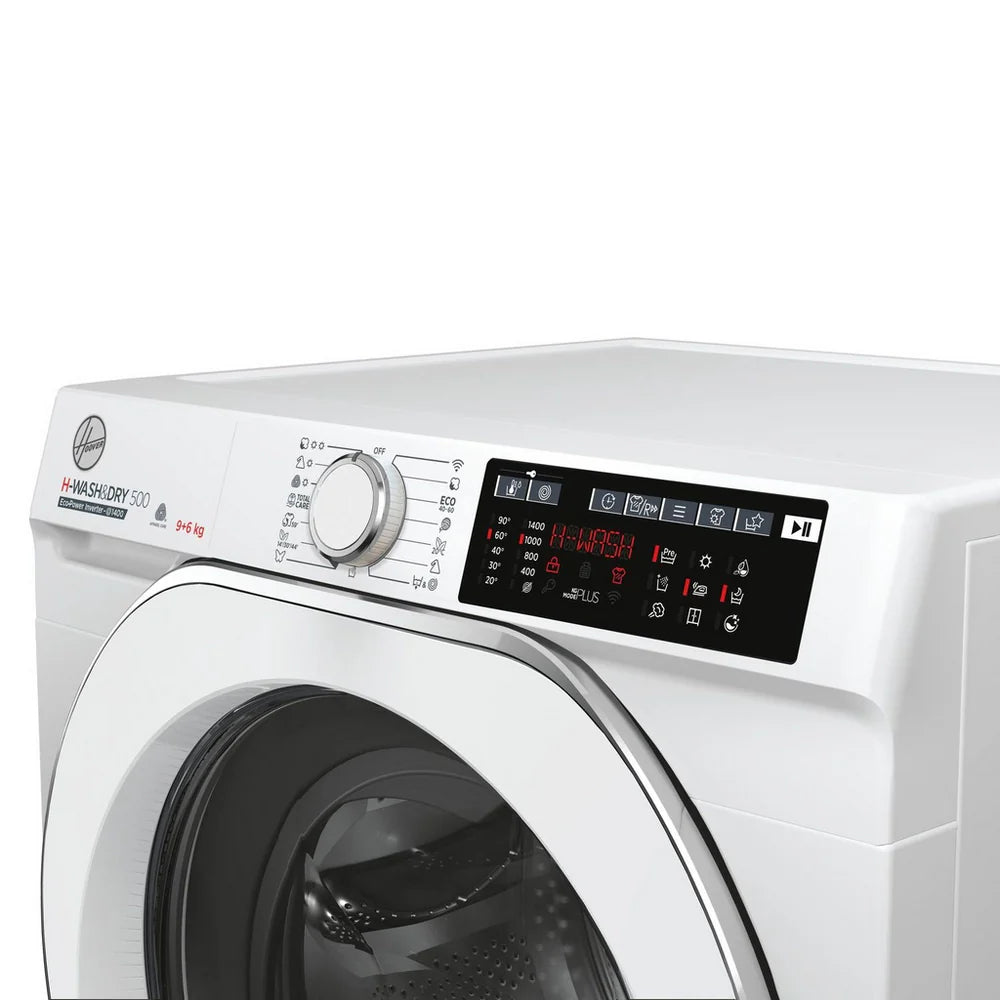 hoover-hd496amc-1-80-h-wash-500-wifi-connected-9-6kg-1400-spin-washer-dryer-white-white-1182064377 Hoover HD496AMC 1-80 H-WASH 500 WiFi Connected 9+6kg 1400 Spin Washer Dryer White - Image 4