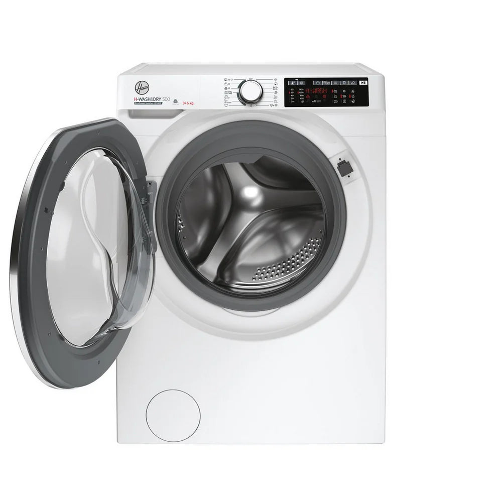 hoover-hd496amc-1-80-h-wash-500-wifi-connected-9-6kg-1400-spin-washer-dryer-white-white-1182064379 Hoover HD496AMC 1-80 H-WASH 500 WiFi Connected 9+6kg 1400 Spin Washer Dryer White - Image 2