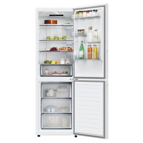 hoover-honcq2t618ewkr-freestanding-frost-free-fridge-freezer-white-1082404554 Hoover HONCQ2T618EWKR Freestanding Frost Free Fridge Freezer White - Image 2