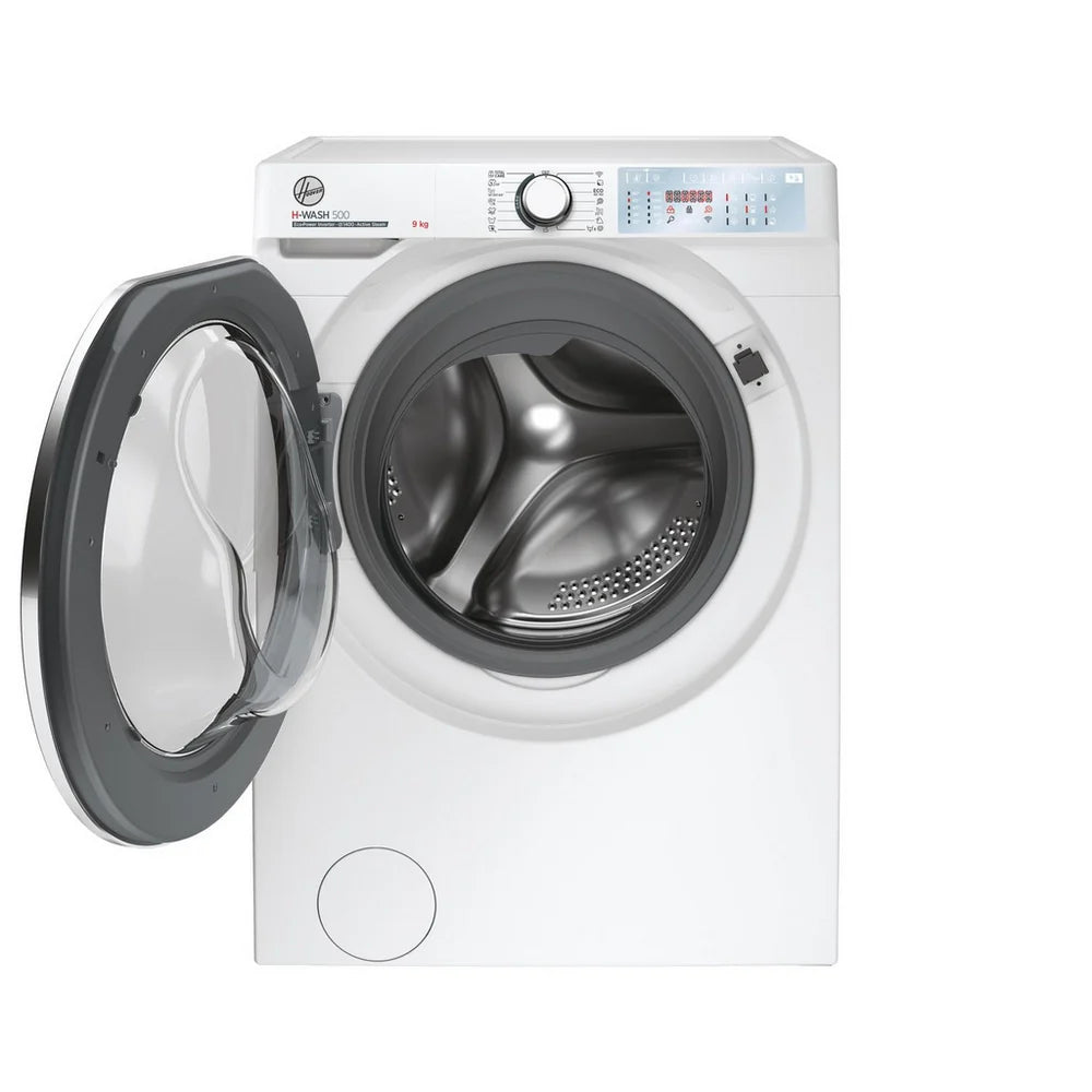 hoover-hwb-49amc-1-80-9kg-1400-spin-front-loading-washing-machine-white-a-rated-9kg-1178404536 Hoover HWB 49AMC 1-80 9kg 1400 Spin Front Loading Washing Machine White - A Rated - Image 2