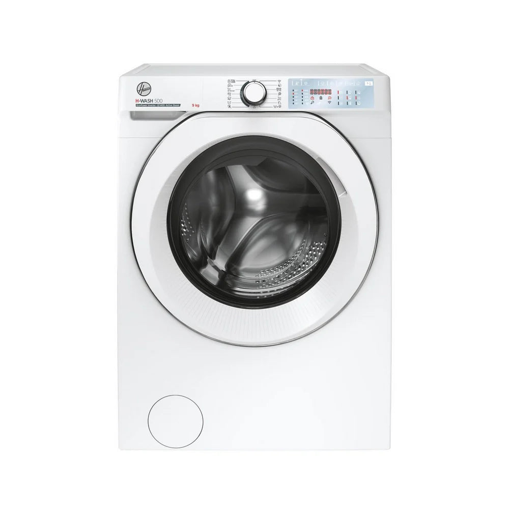 hoover-hwb-49amc-1-80-9kg-1400-spin-front-loading-washing-machine-white-a-rated-9kg-1178404537 Hoover HWB 49AMC 1-80 9kg 1400 Spin Front Loading Washing Machine White - A Rated - Image 1