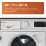Hotpoint BIWDHG75148UKN 7+5kg 1400 Spin Built In Washer Dryer With Anti-Stain White - Image 5
