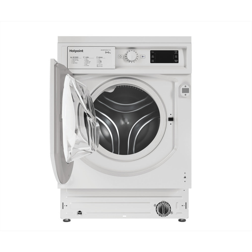 hotpoint-biwdhg961485-integrated-washer-dryer-with-1400-spin-white-1082404681 Hotpoint BIWDHG961485 Integrated Washer Dryer With 1400 Spin White - Image 2