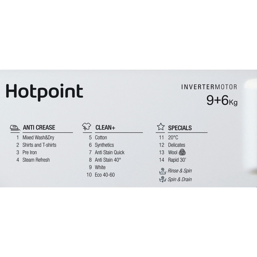 hotpoint-biwdhg961485-integrated-washer-dryer-with-1400-spin-white-1082404692 Hotpoint BIWDHG961485 Integrated Washer Dryer With 1400 Spin White - Image 13
