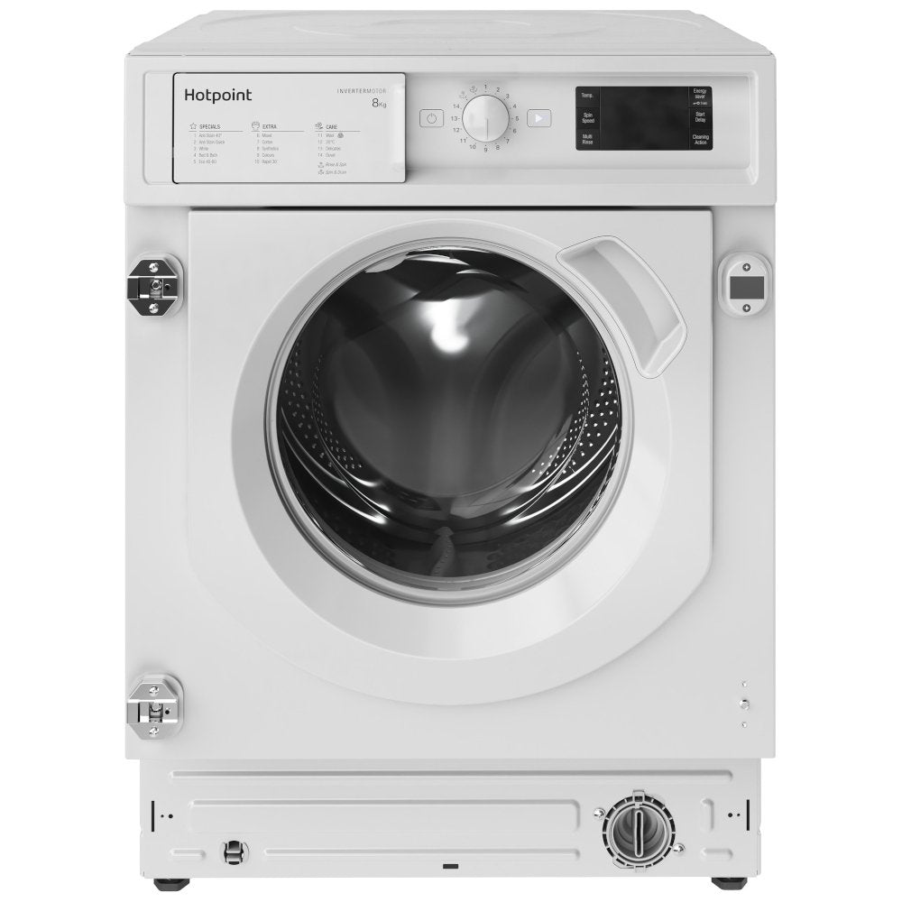 hotpoint-biwmhg81485uk-integrated-8kg-1400-spin-washing-machine-1082404699 Hotpoint BIWMHG81485UK Integrated 8kg 1400 Spin Washing Machine - Image 1
