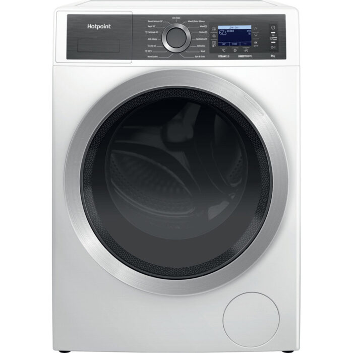 Hotpoint H789GPOWERUK 8Kg 1400 Spin Freestanding Washing Machine White - Image 1