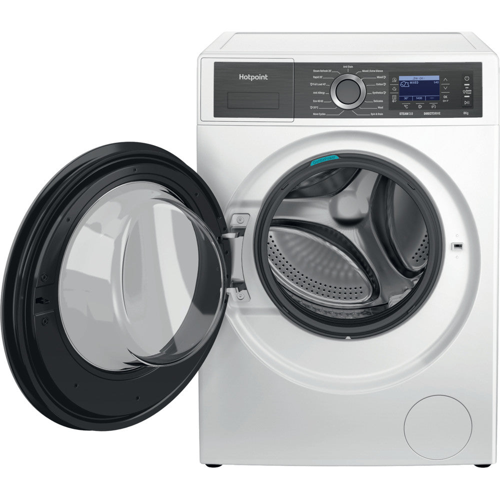 hotpoint-h789gpoweruk-8kg-1400-spin-freestanding-washing-machine-white-1082405407 Hotpoint H789GPOWERUK 8Kg 1400 Spin Freestanding Washing Machine White - Image 3