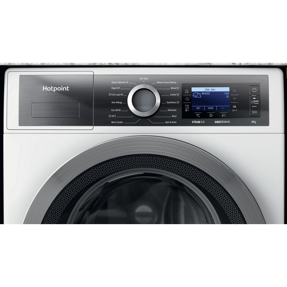 hotpoint-h789gpoweruk-8kg-1400-spin-freestanding-washing-machine-white-1082405412 Hotpoint H789GPOWERUK 8Kg 1400 Spin Freestanding Washing Machine White - Image 8