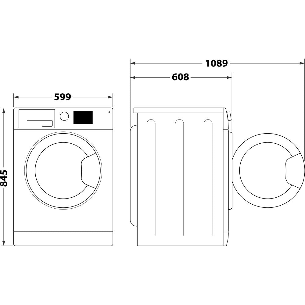hotpoint-h789gpoweruk-8kg-1400-spin-freestanding-washing-machine-white-1082405413 Hotpoint H789GPOWERUK 8Kg 1400 Spin Freestanding Washing Machine White - Image 9