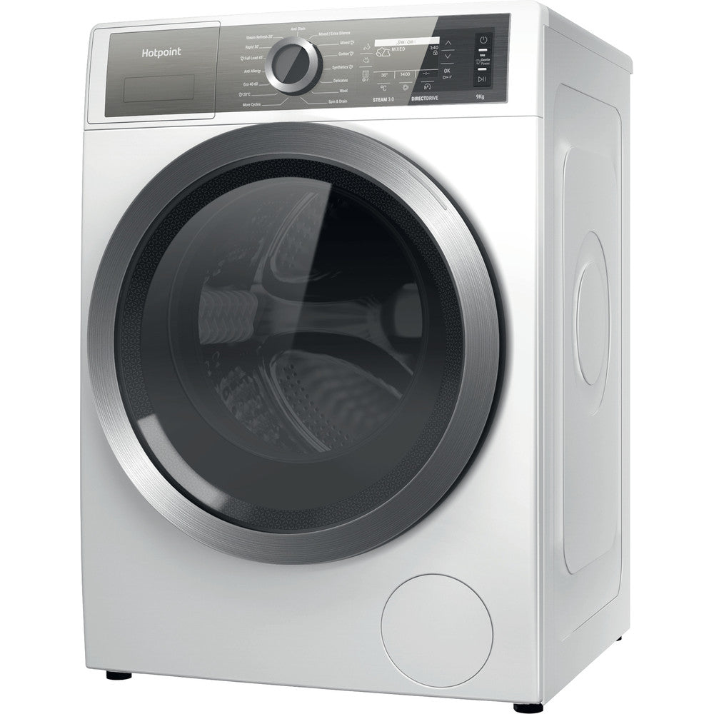 hotpoint-h799gpoweruk-9kg-1400-spin-freestanding-washing-machine-white-1082405415 Hotpoint H799GPOWERUK 9Kg 1400 Spin Freestanding Washing Machine White - Image 2