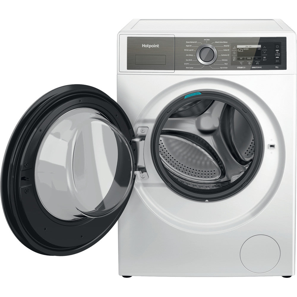 hotpoint-h799gpoweruk-9kg-1400-spin-freestanding-washing-machine-white-1082405417 Hotpoint H799GPOWERUK 9Kg 1400 Spin Freestanding Washing Machine White - Image 4