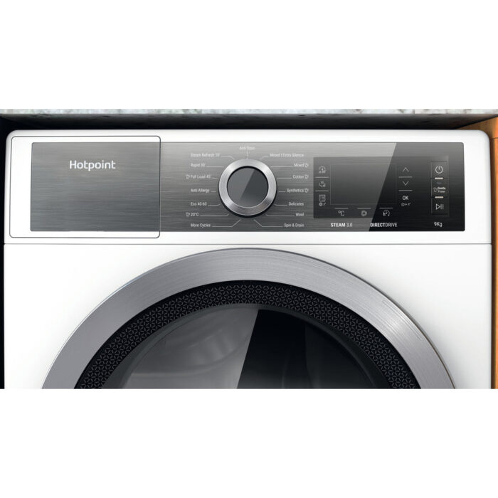 Hotpoint H799GPOWERUK 9Kg 1400 Spin Freestanding Washing Machine White - Image 8