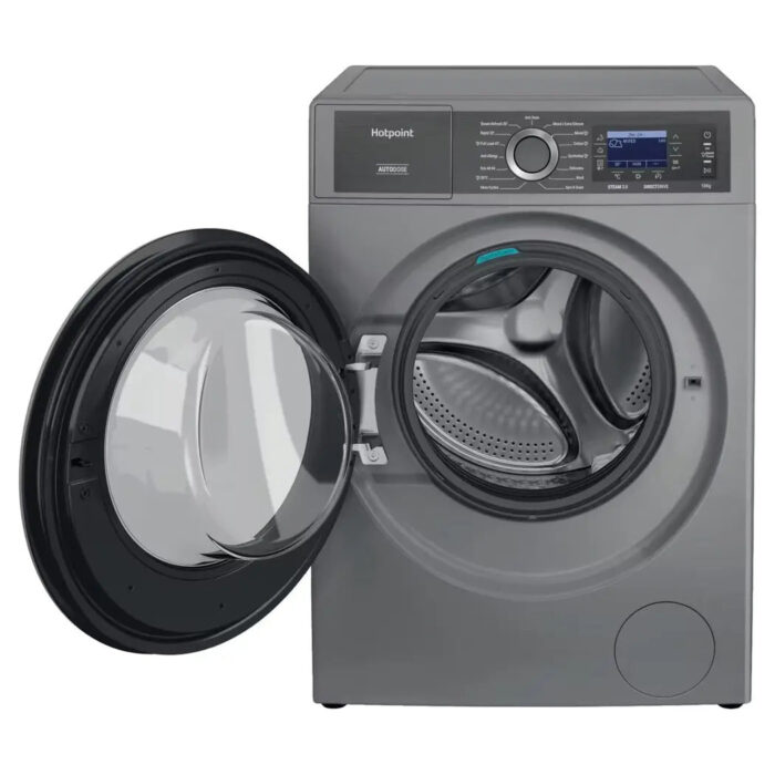 Hotpoint H809ADSGPOWERUK 10kg 1400 Spin GentlePower Washing Machine Silver - Image 2