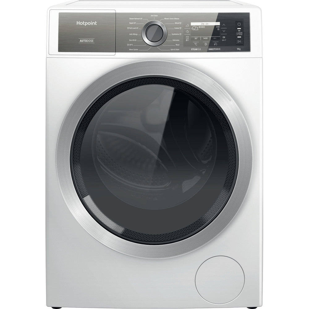 hotpoint-h899adgpoweruk-8kg-1400-spin-washing-machine-white-1082405483 Hotpoint H899ADGPOWERUK 8kg 1400 Spin Washing Machine White - Image 1