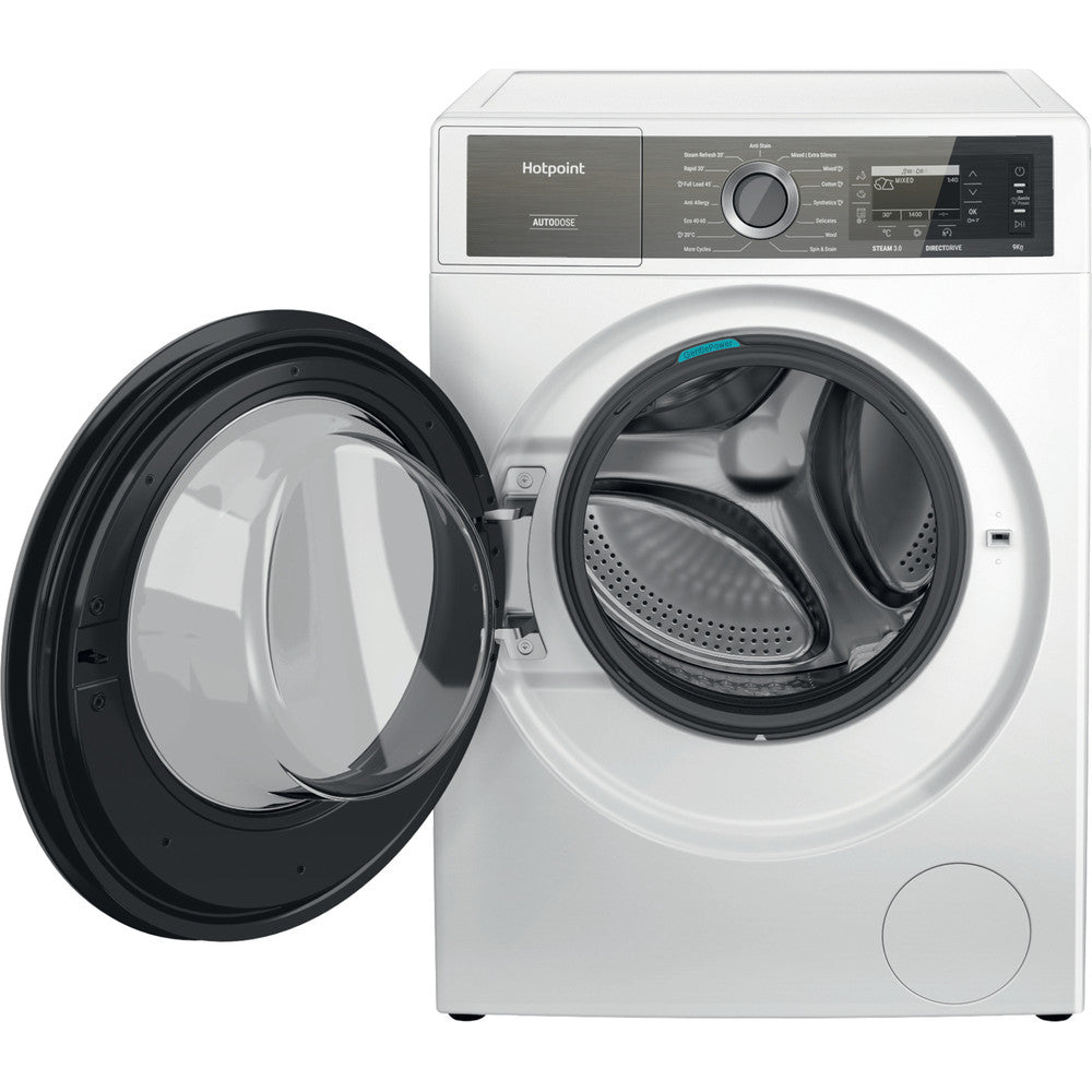 hotpoint-h899adgpoweruk-8kg-1400-spin-washing-machine-white-1082405484 Hotpoint H899ADGPOWERUK 8kg 1400 Spin Washing Machine White - Image 2