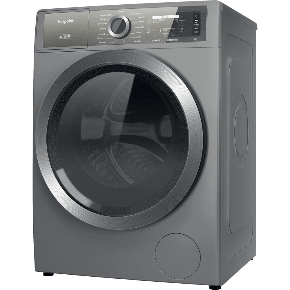 hotpoint-h899adsgpoweruk-9kg-1400-spin-autodose-freestanding-washing-machine-silver-1082405499 Hotpoint H899ADSGPOWERUK 9Kg 1400 Spin Autodose Freestanding Washing Machine Silver - Image 3