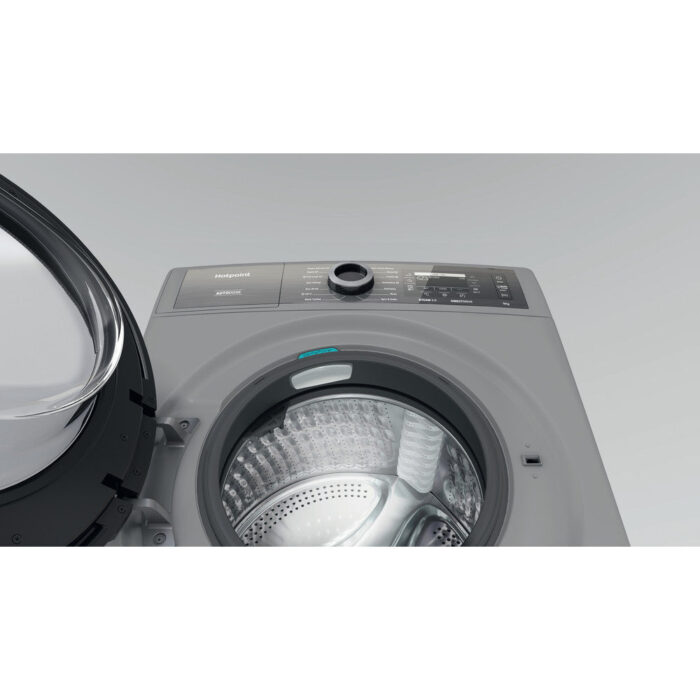 Hotpoint H899ADSGPOWERUK 9Kg 1400 Spin Autodose Freestanding Washing Machine Silver - Image 6