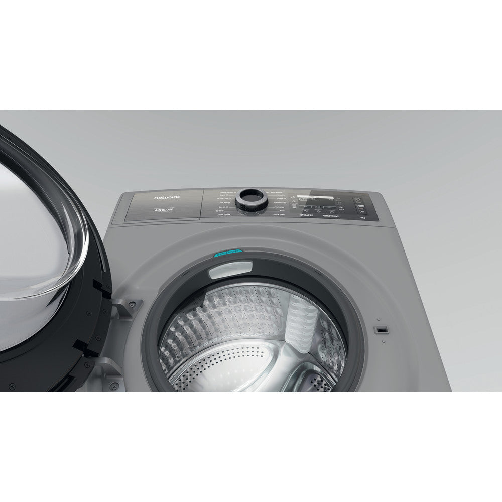 hotpoint-h899adsgpoweruk-9kg-1400-spin-autodose-freestanding-washing-machine-silver-1082405502 Hotpoint H899ADSGPOWERUK 9Kg 1400 Spin Autodose Freestanding Washing Machine Silver - Image 6