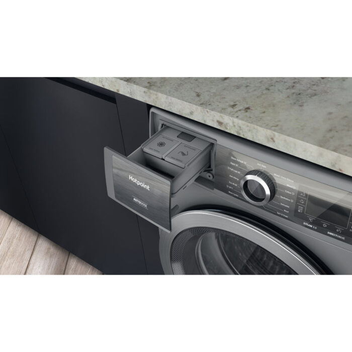 Hotpoint H899ADSGPOWERUK 9Kg 1400 Spin Autodose Freestanding Washing Machine Silver - Image 13