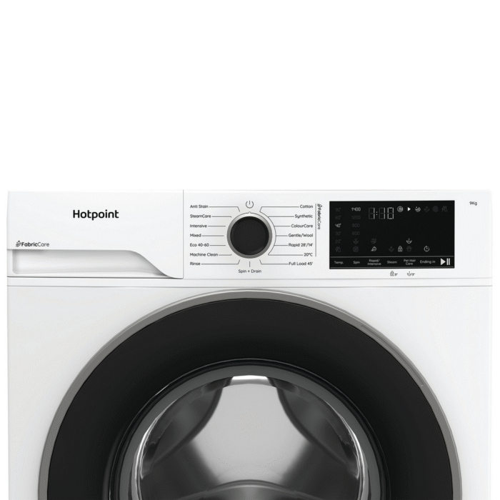 Hotpoint HBWH 93 CARE UK 9kg 1400 spin Freestanding Washing Machine White - Image 2