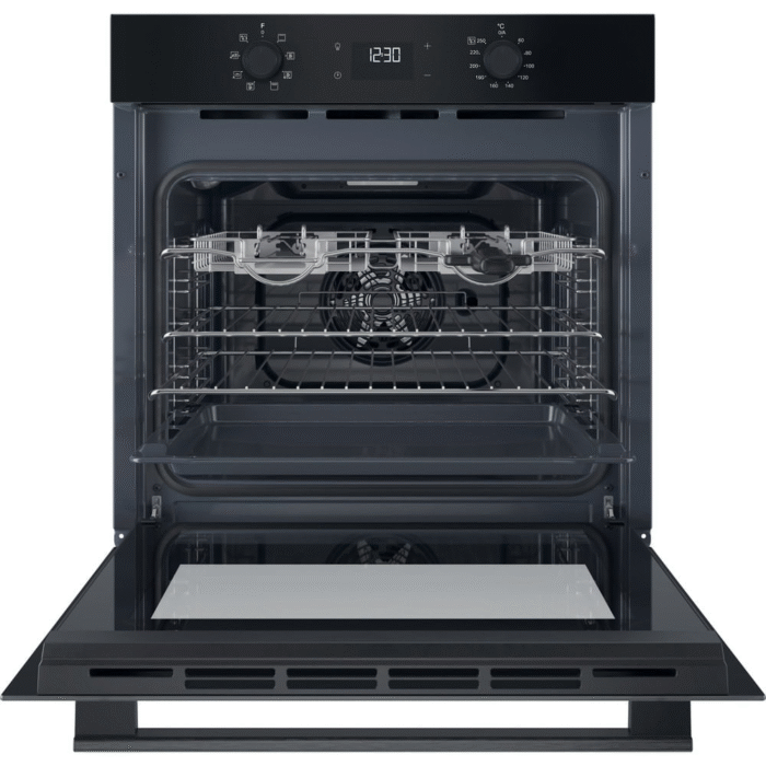 Hotpoint HO455HZBUK Class 2 Built-In Single Multifunction Oven with Multiflow and Easy Grill Black - Image 2