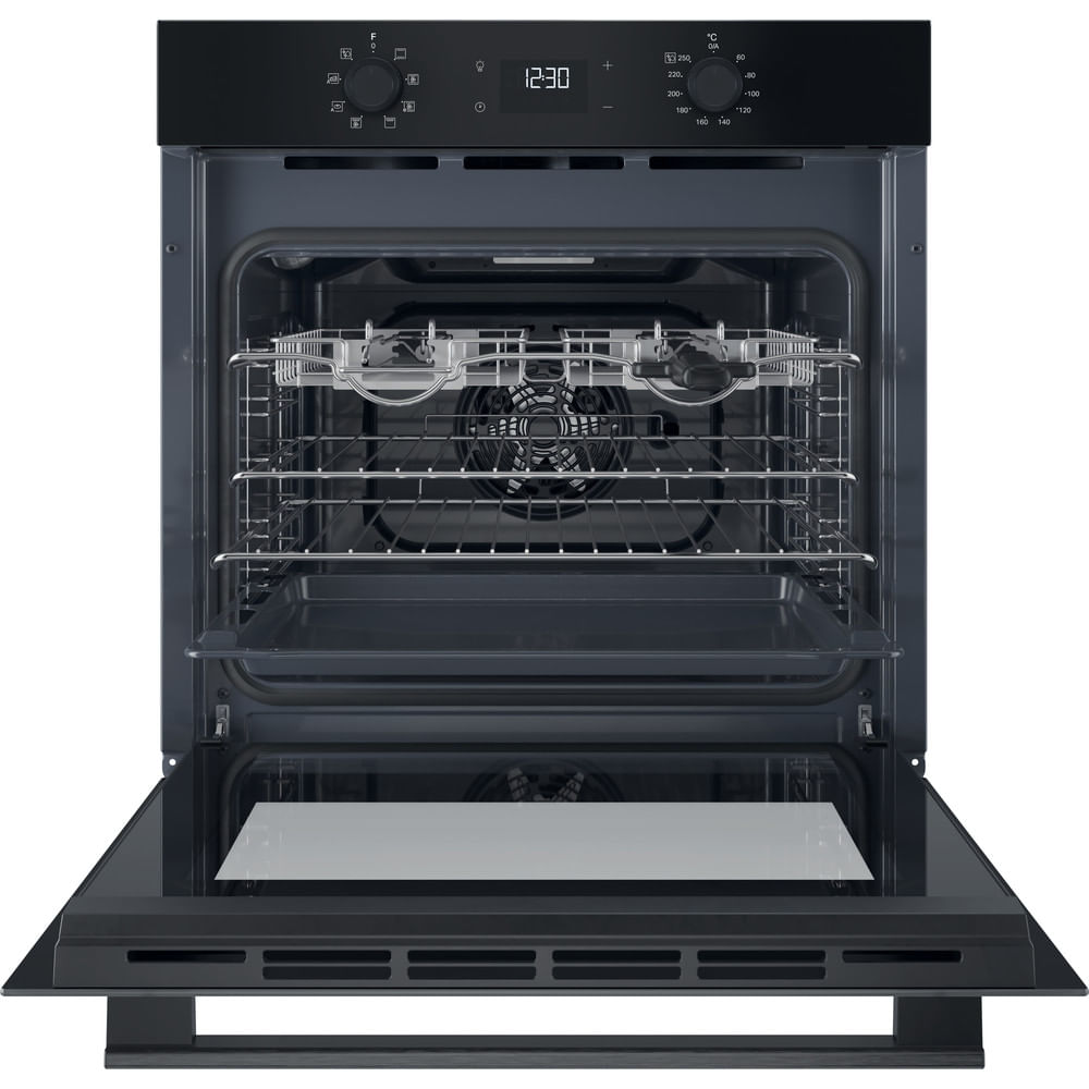 hotpoint-ho455hzbuk-class-2-built-in-single-multifunction-oven-with-multiflow-and-easy-grill-black-1196078620 Hotpoint HO455HZBUK Class 2 Built-In Single Multifunction Oven with Multiflow and Easy Grill Black - Image 2