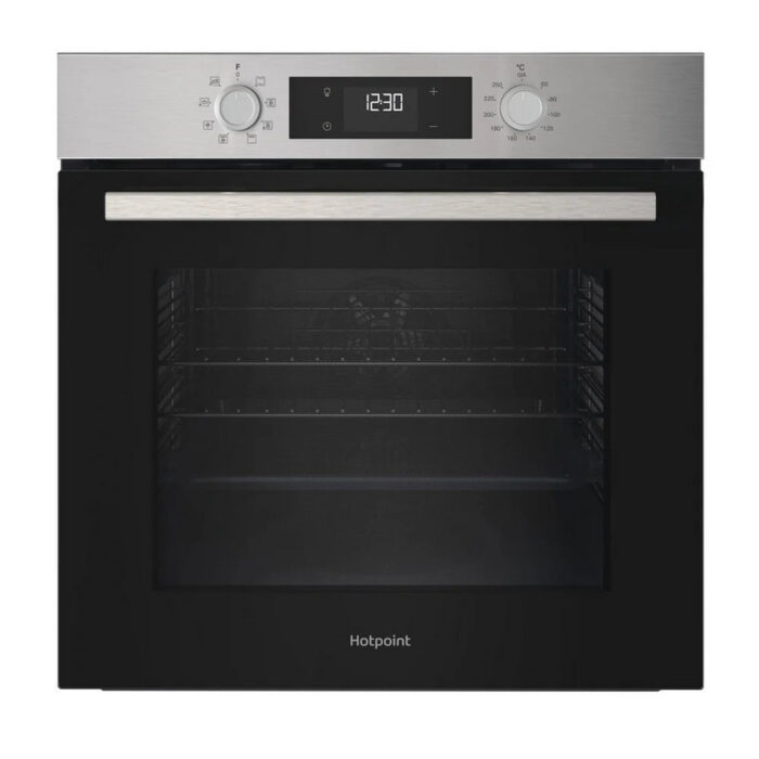 Hotpoint HOEU25CZXUK 60cm Built In Electric Single Oven Stainless Steel - Image 1