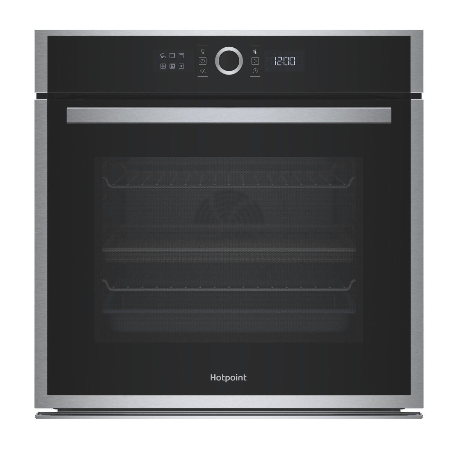 hotpoint-hoi4s8hm0xuk-built-in-electric-single-oven-with-air-fryer-stainless-steel-1178170976 Hotpoint HOI4S8HM0XUK Built In Electric Single Oven With Air Fryer Stainless Steel - Image 1