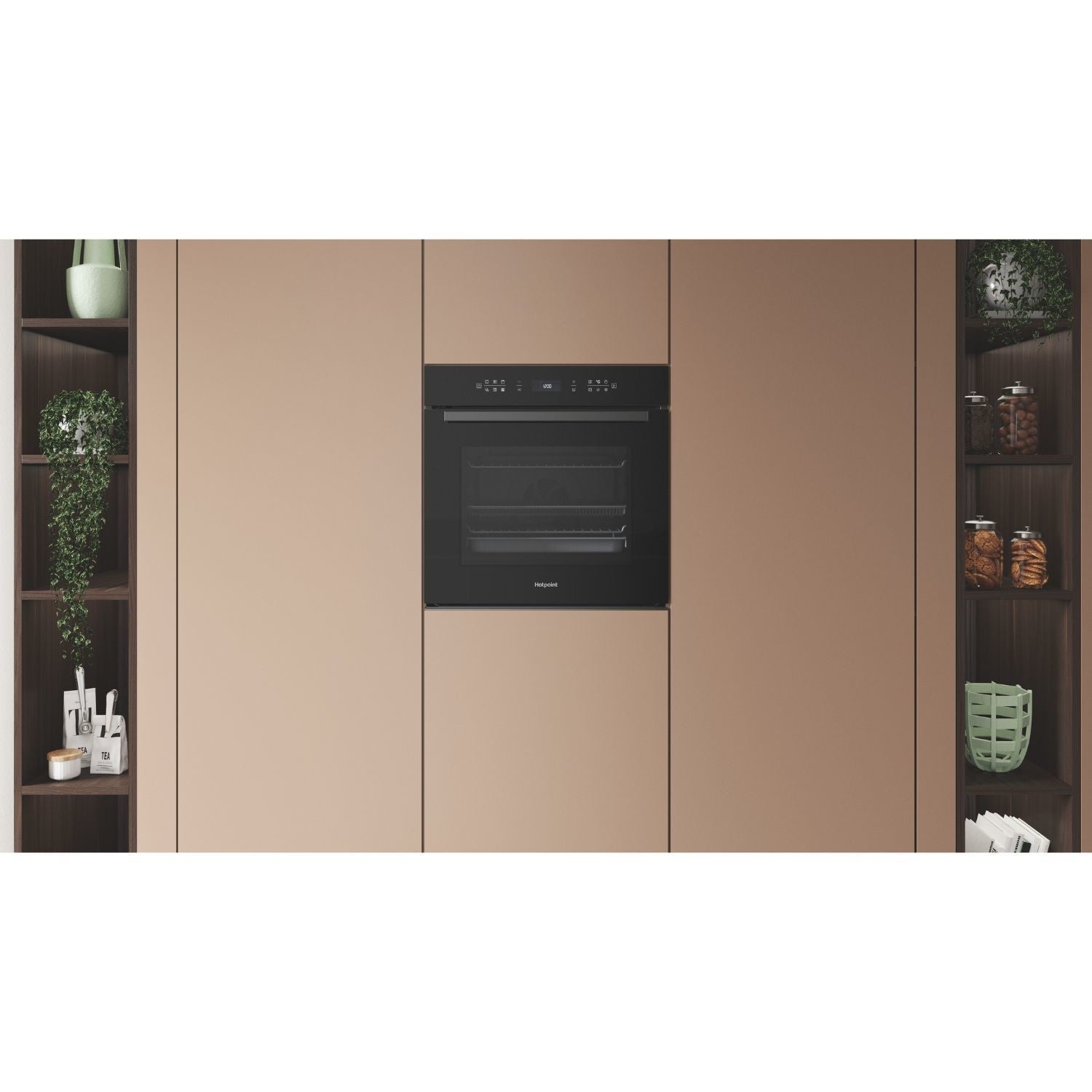 hotpoint-hoi68pt1sbuk-class-6-electric-multifunction-single-oven-with-air-fry-and-dualclean-black-1178021484 Hotpoint HOI68PT1SBUK Class 6 Electric Single Oven with Air Fry and DualClean Black - Image 5