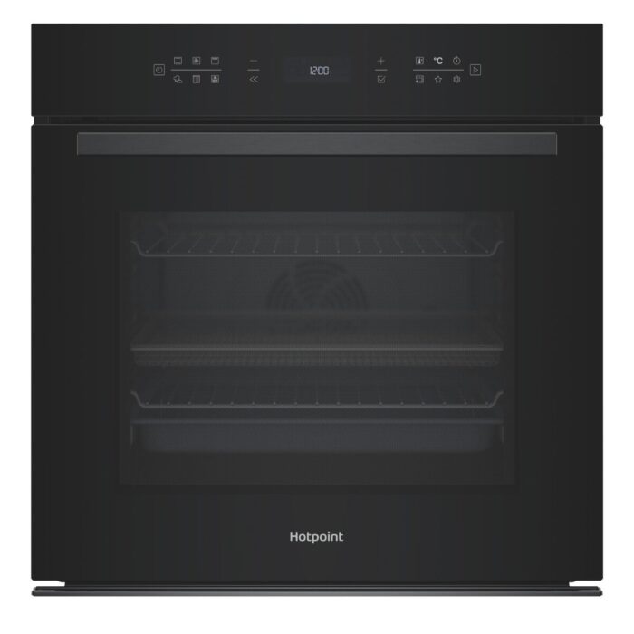 Hotpoint HOI68PT1SBUK Class 6 Electric Single Oven with Air Fry and DualClean Black - Image 1