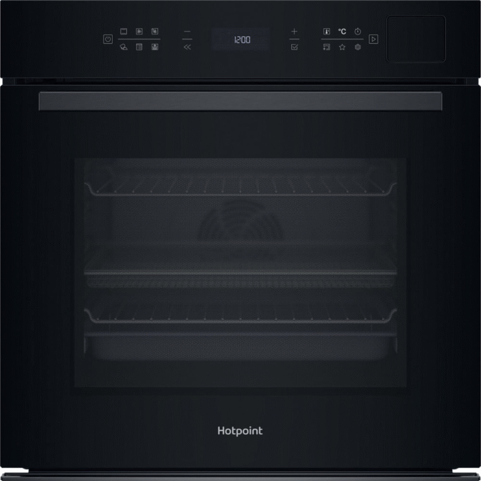 Hotpoint HOI6A8PT1SBUK Class 6 Built-In Electric Single Oven With Pyrolytic Cleaning Black - Image 1